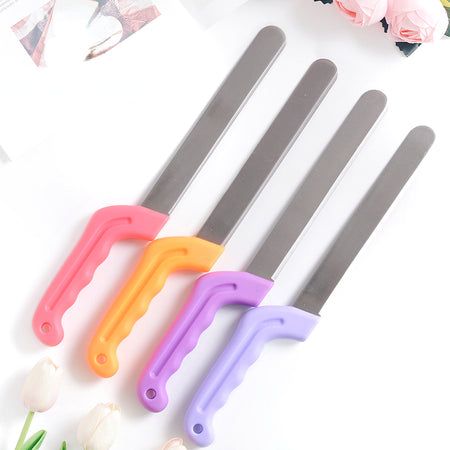 Curved Floral Knife